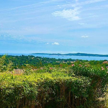 Les Restanques Vue Mer Roses 1070 Rez De Jardin Grimaud Buitenkant foto